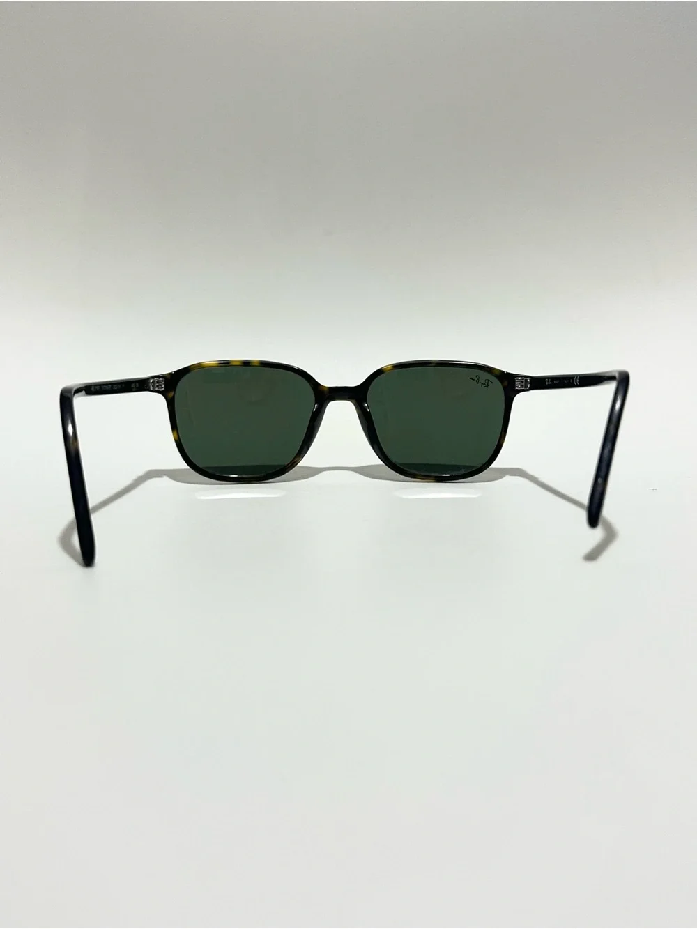 Ray-Ban RB2193 Leonard Sunglasses Havana Green Lenses w/ Case